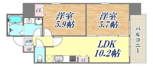 パークフラッツ尼崎の物件間取画像